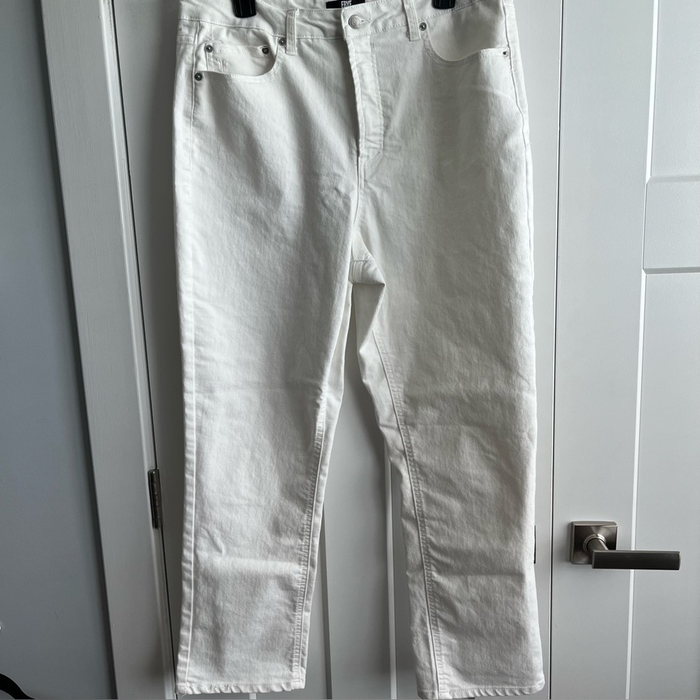 Frye White Denim Jeans Sz 12/31